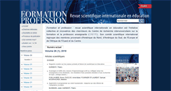 Desktop Screenshot of formation-profession.org