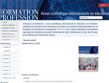 Tablet Screenshot of formation-profession.org